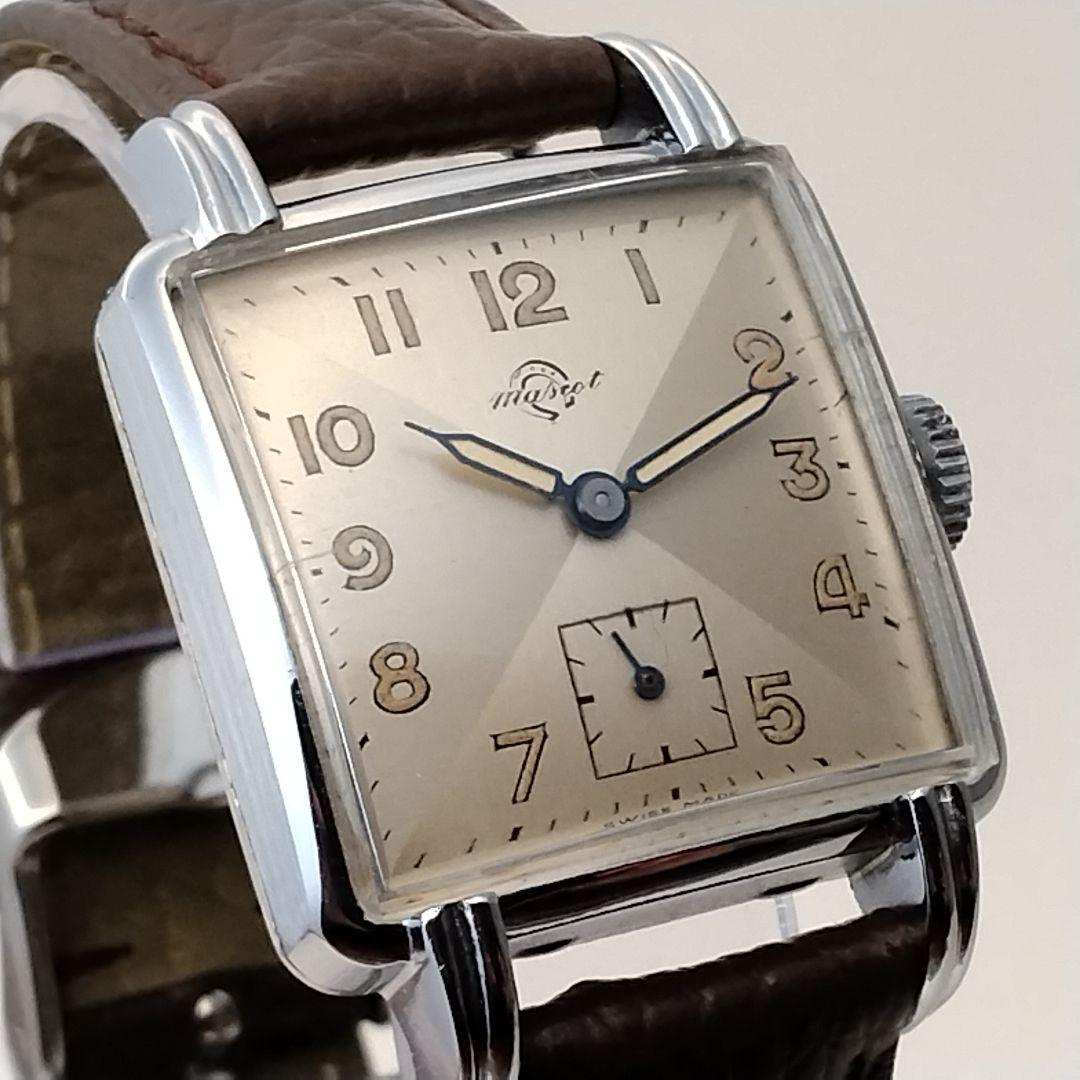 【1950s】MASCOT スモセコ OH済 ヴィンテージ腕時計