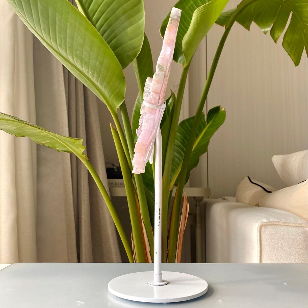 ★★★破格 大特価【 ピンクアメジスト フラワーアゲート バタフライ 】