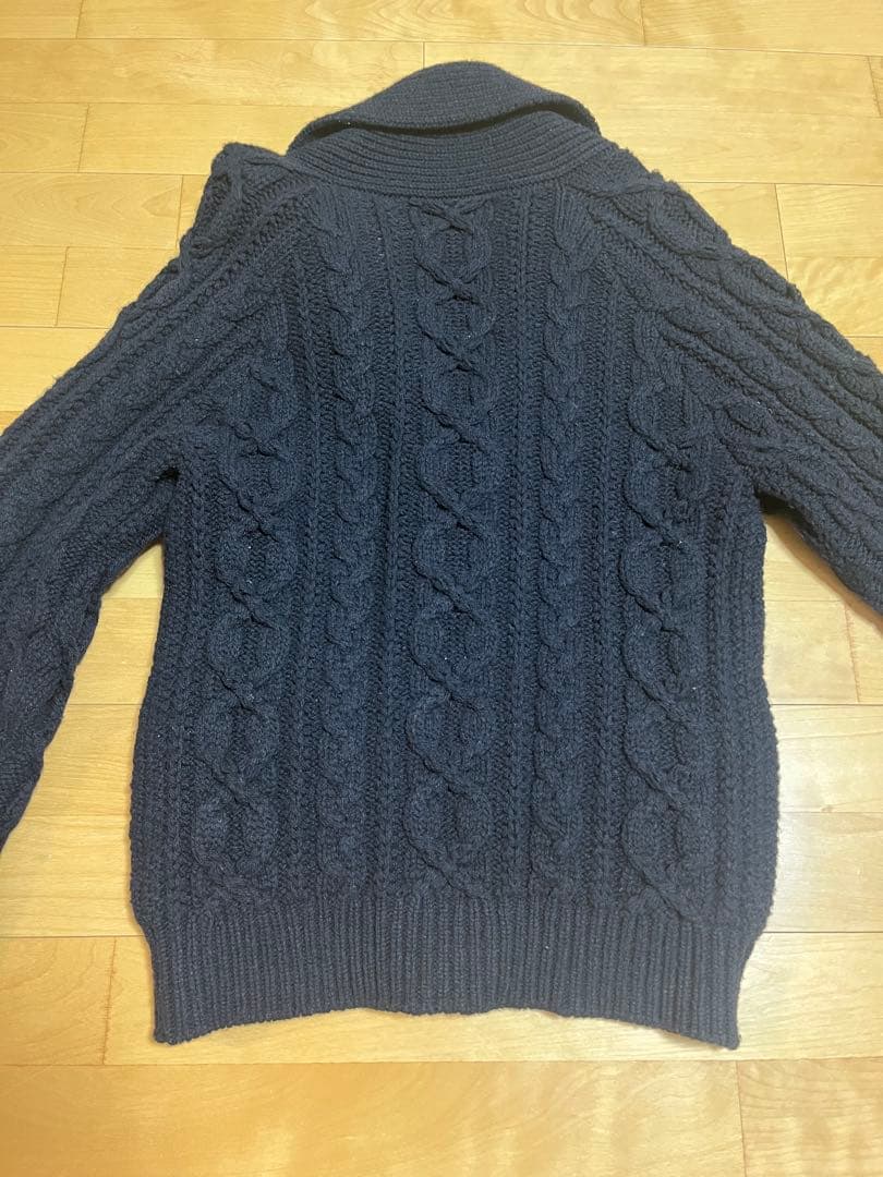 フラットヘッド　アランニットカーディガン