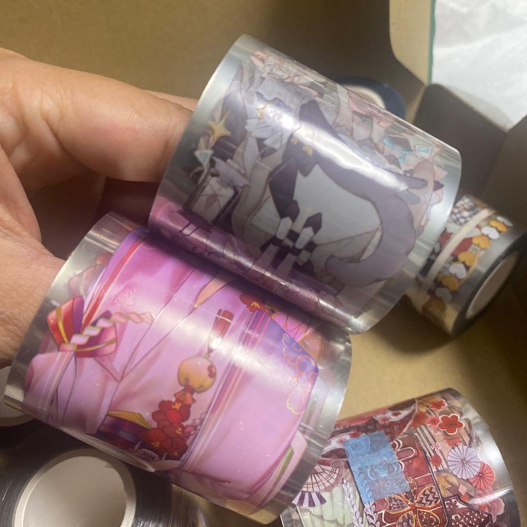 マスキングテープ 人物マステ 中古セット PET まと