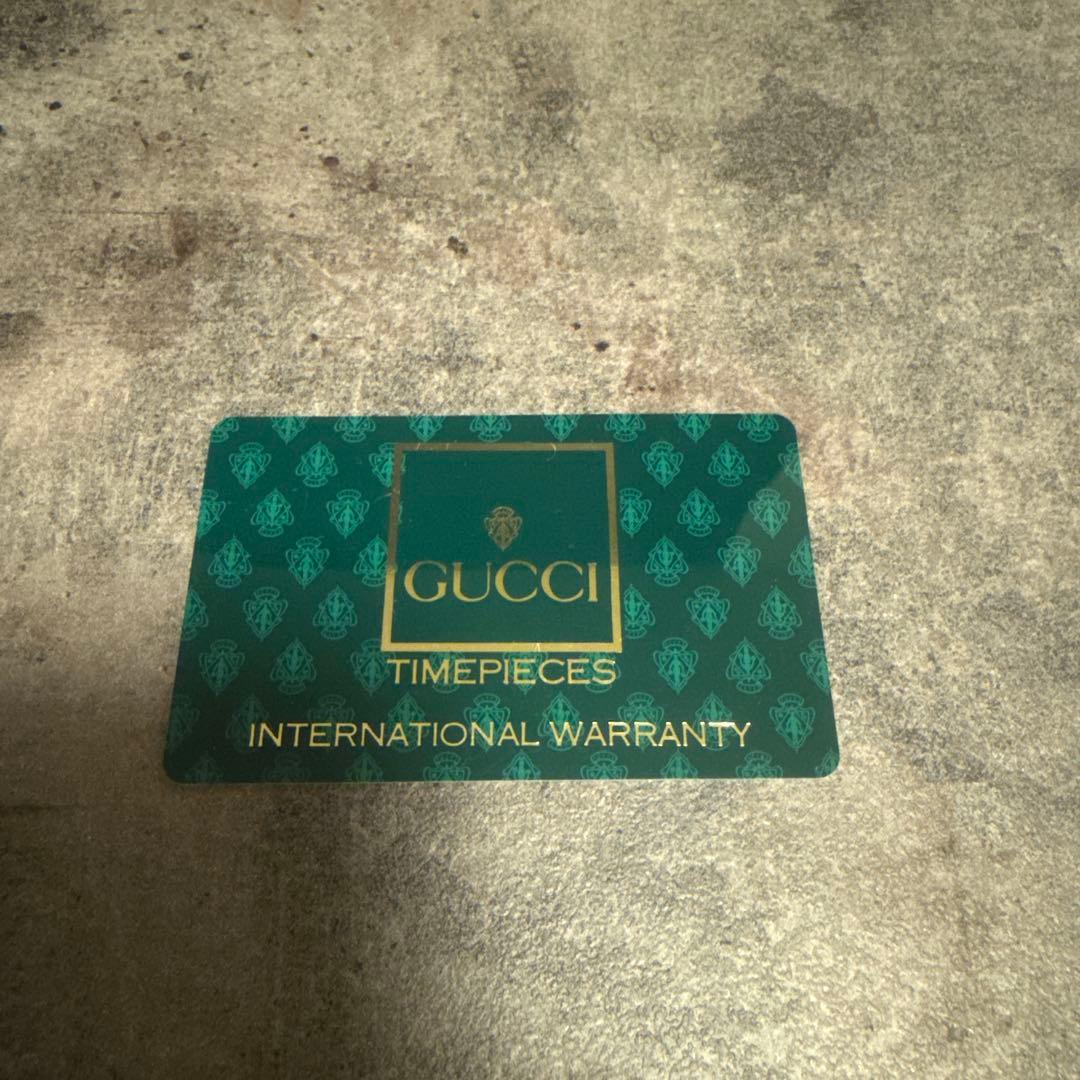 【美品】GUCCI クォーツ腕時計 ブラウンレザー シェリーライン 2000L