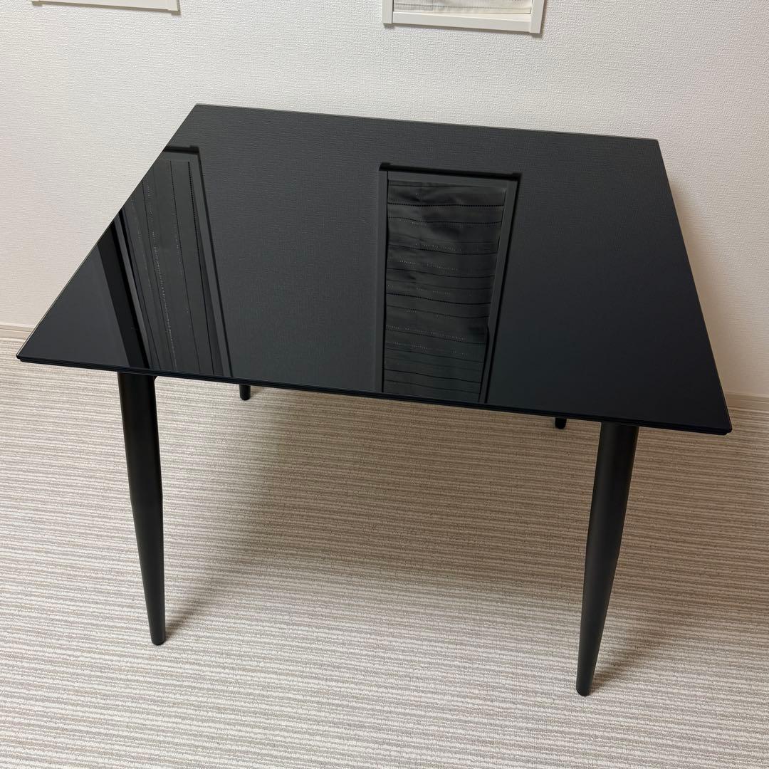 IDC OTSUKA 大塚家具 パシオン ガラストップ ダイニングテーブル