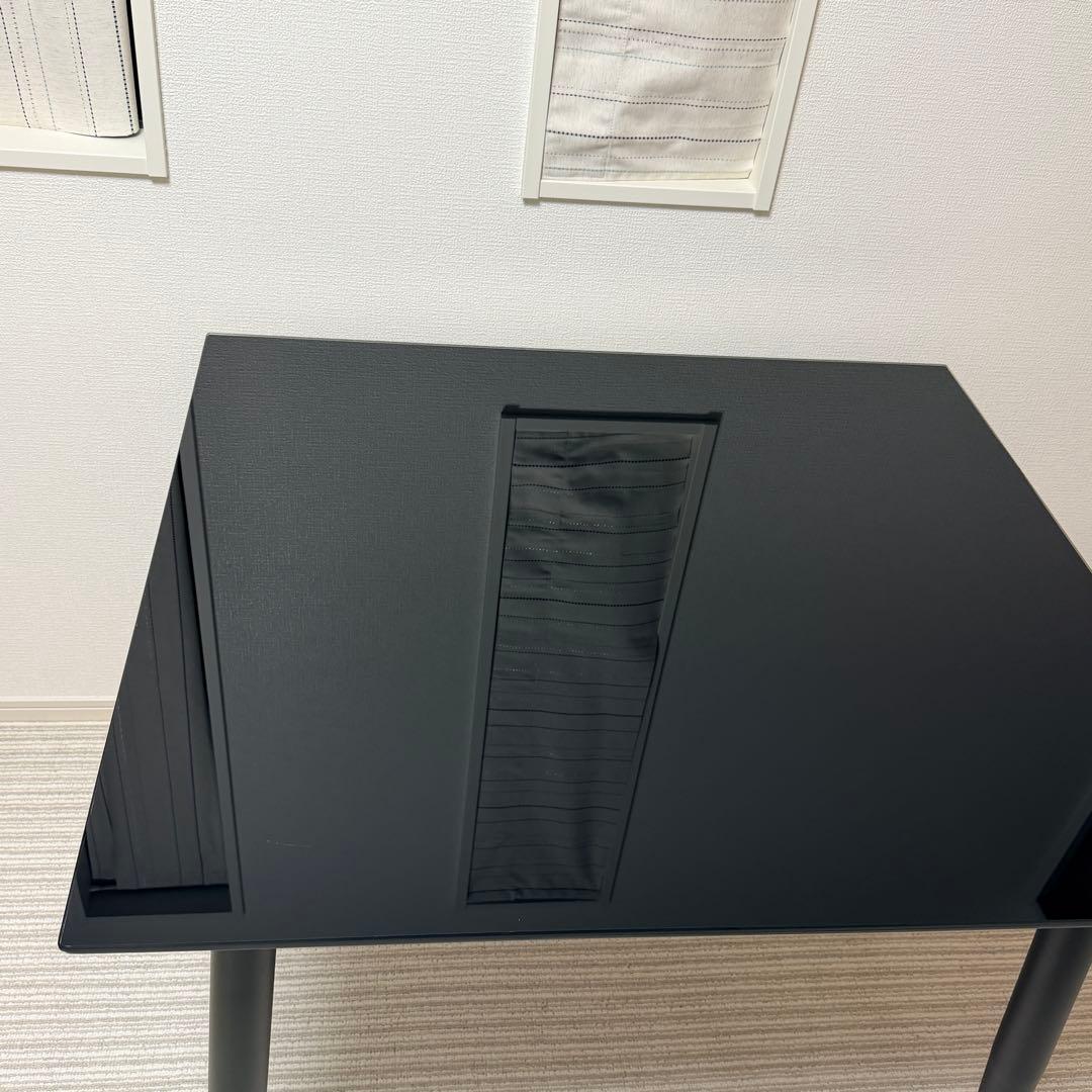 IDC OTSUKA 大塚家具 パシオン ガラストップ ダイニングテーブル