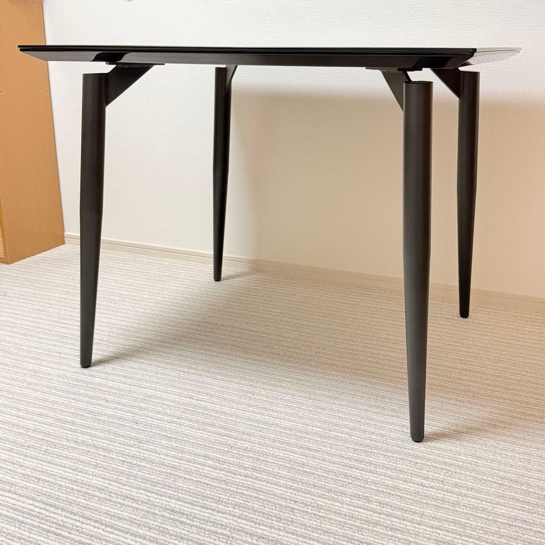 IDC OTSUKA 大塚家具 パシオン ガラストップ ダイニングテーブル