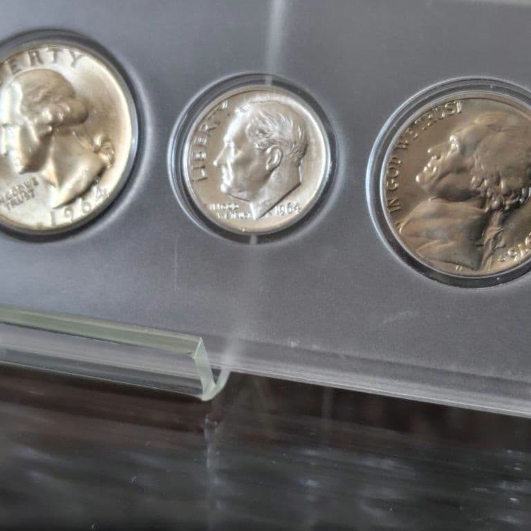 アメリカ6種 旧硬貨 ケース付