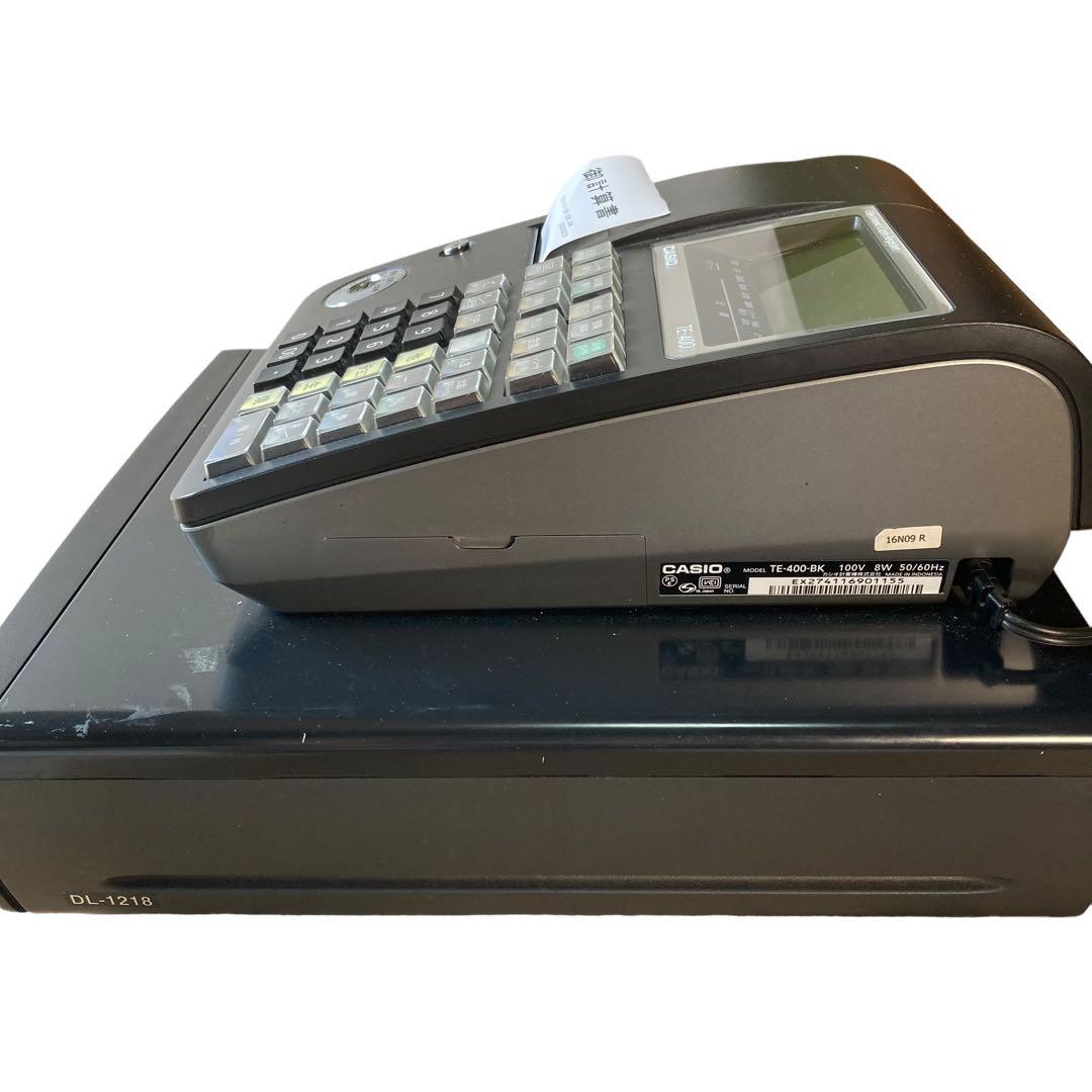 CASIO レジ　TE 400 付属品多数