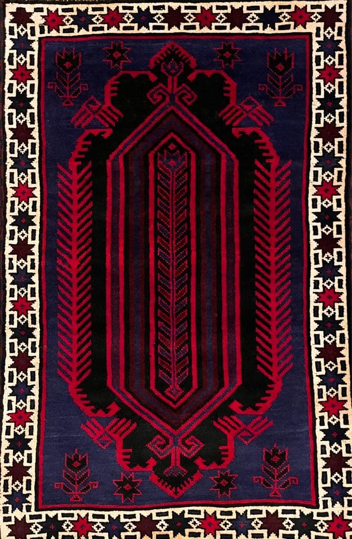 【新品未使用】バローチ絨毯 アフガニスタン産