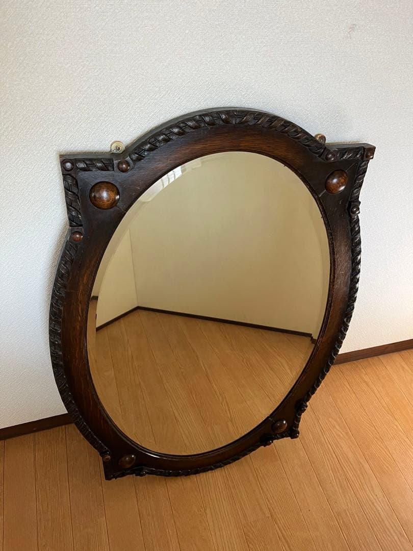 イギリスアンティーク 英国  ウォールミラー 鏡 壁掛け