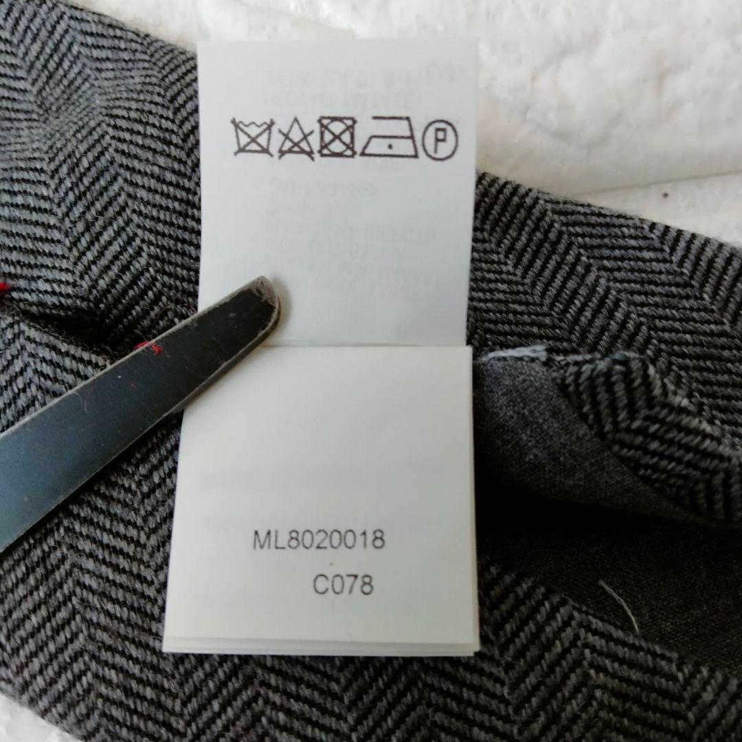 ブルネロクチネリ【美品】ネクタイ　グレー系　ウール/シルク　最高級ネクタイ