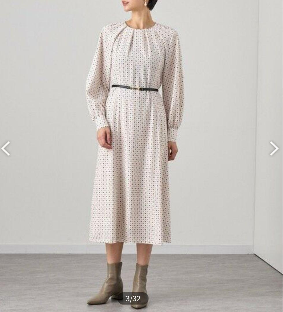ANAYI 幾何ドット ワンピース