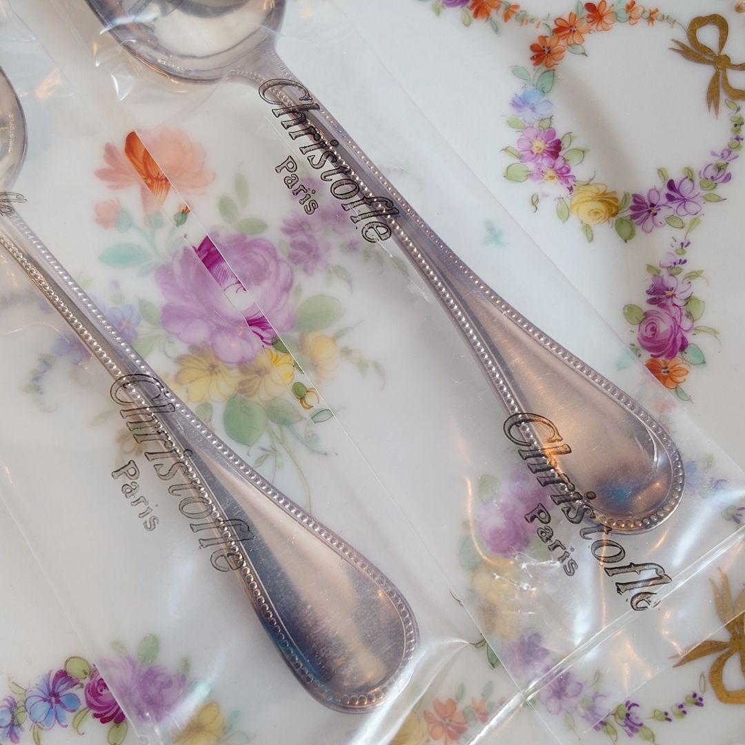Christofle スプーン 2本セット　パール　新品未開封品