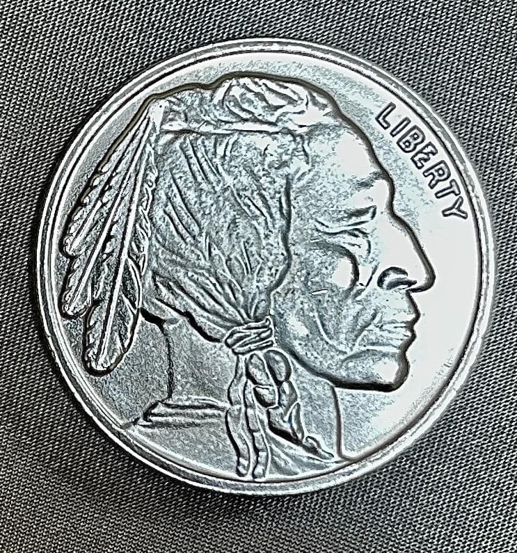 1オンス アメリカ シルバー バッファロー ラウンド 9.9999 silver