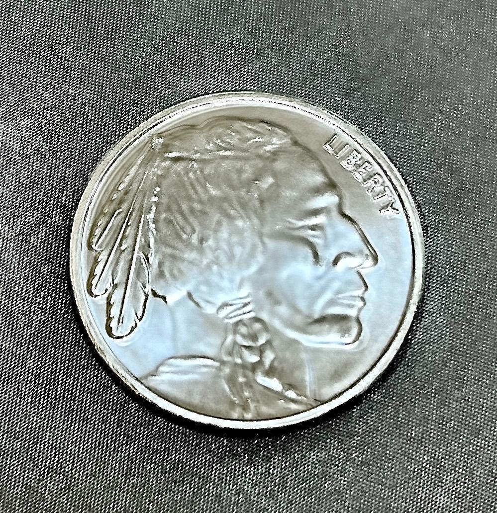 1オンス アメリカ シルバー バッファロー ラウンド 9.9999 silver