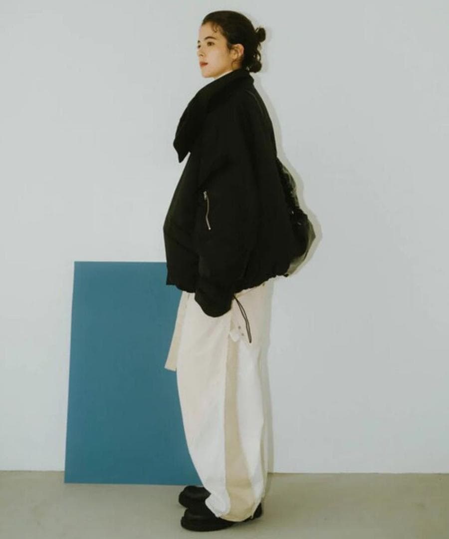 Knuth Marf クヌースマーフ スタンドカラーダウンジャケット　ブラック