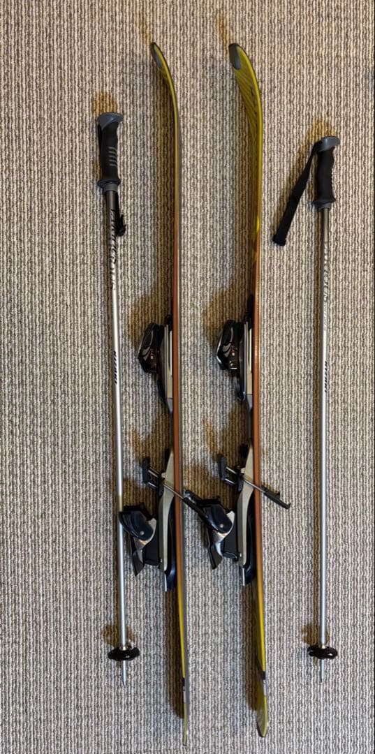 SALOMON VEスキー板（ビンディング付）・キザキストック・収納ケース