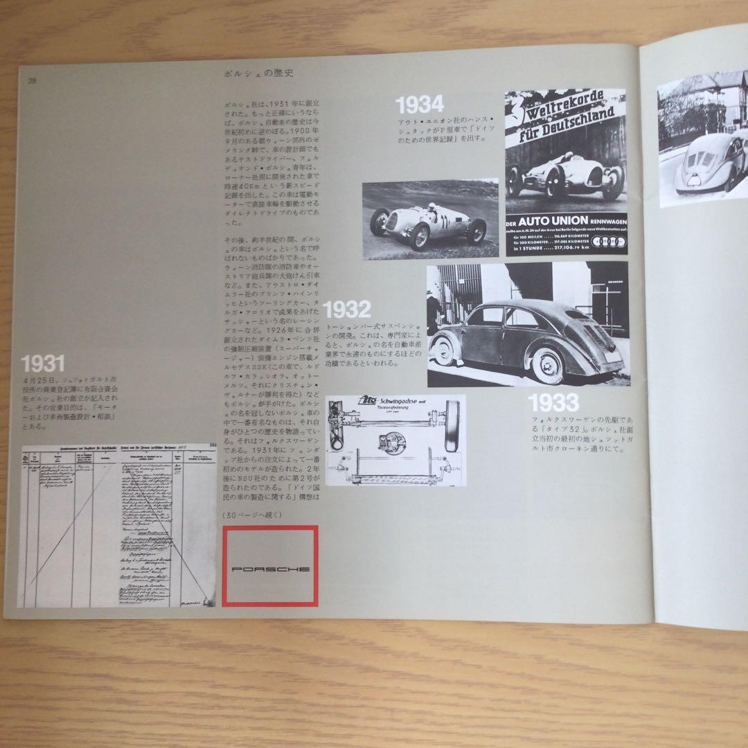 【貴重】ポルシェ 歴史的 カタログ 日本語
