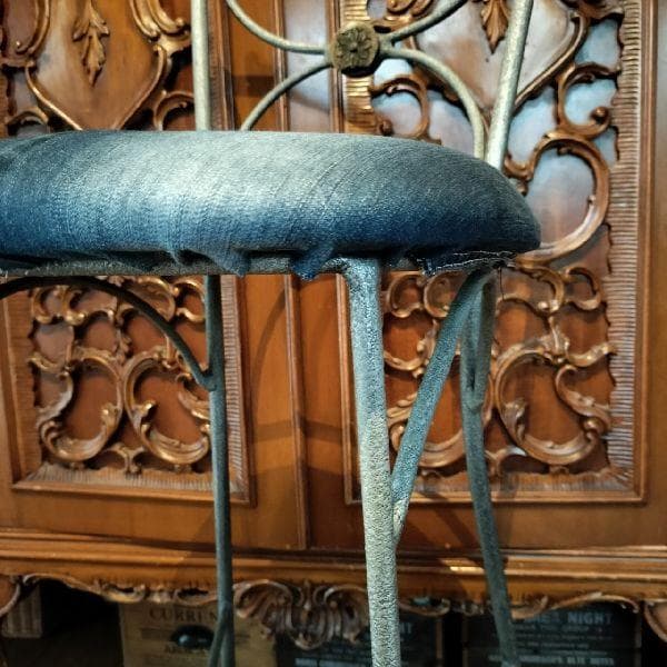 ヴィンテージ シャビー アイアン ハイチェア 椅子 いす イス インダストリアル