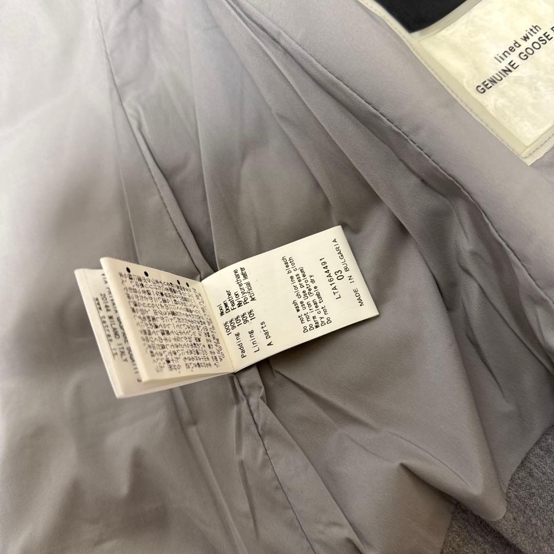 TATRAS グレー キルティングダウンベスト