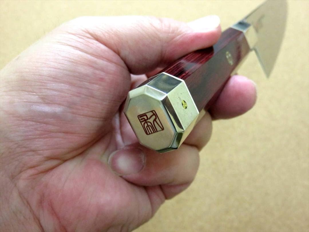 関の刃物 牛刀 210mm 三昧 荒波 コアレス鋼 野菜 肉切 両刃万能洋包丁