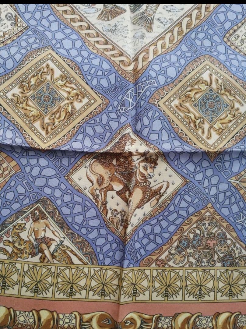 エルメス　HERMES　スカーフ　カレ90　私達の海