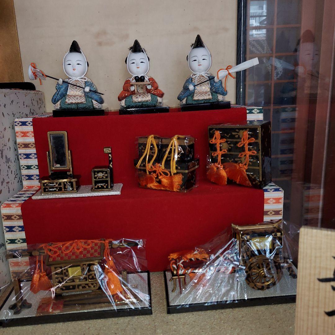 木目込雛人形15人三段飾り（徳川美術館蔵本サービス）