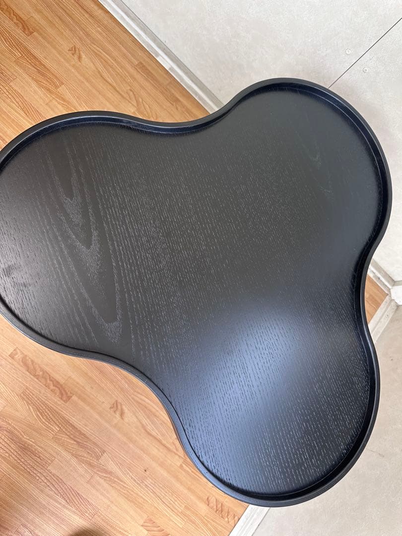 ブラックオーガニック形状センターテーブル【003】