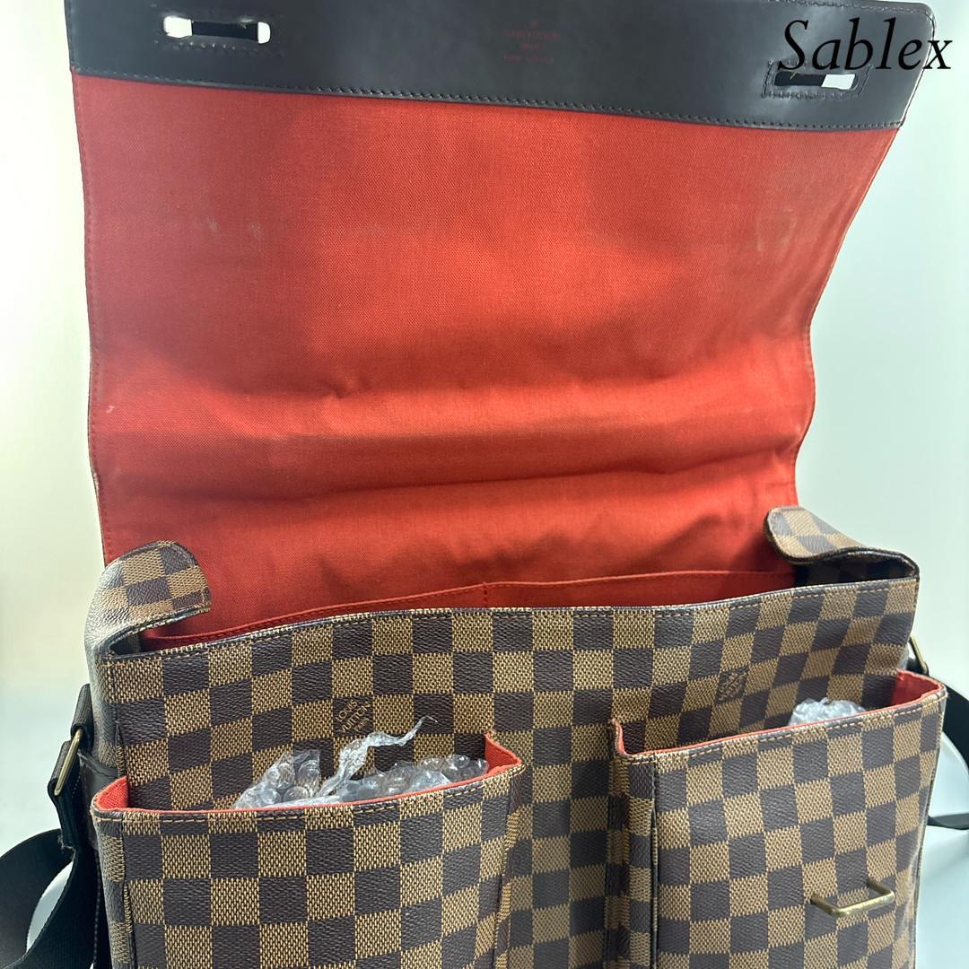 【超極美品】ルイヴィトン ダミエ エベヌ ブロードウェイ N42270 メンズ