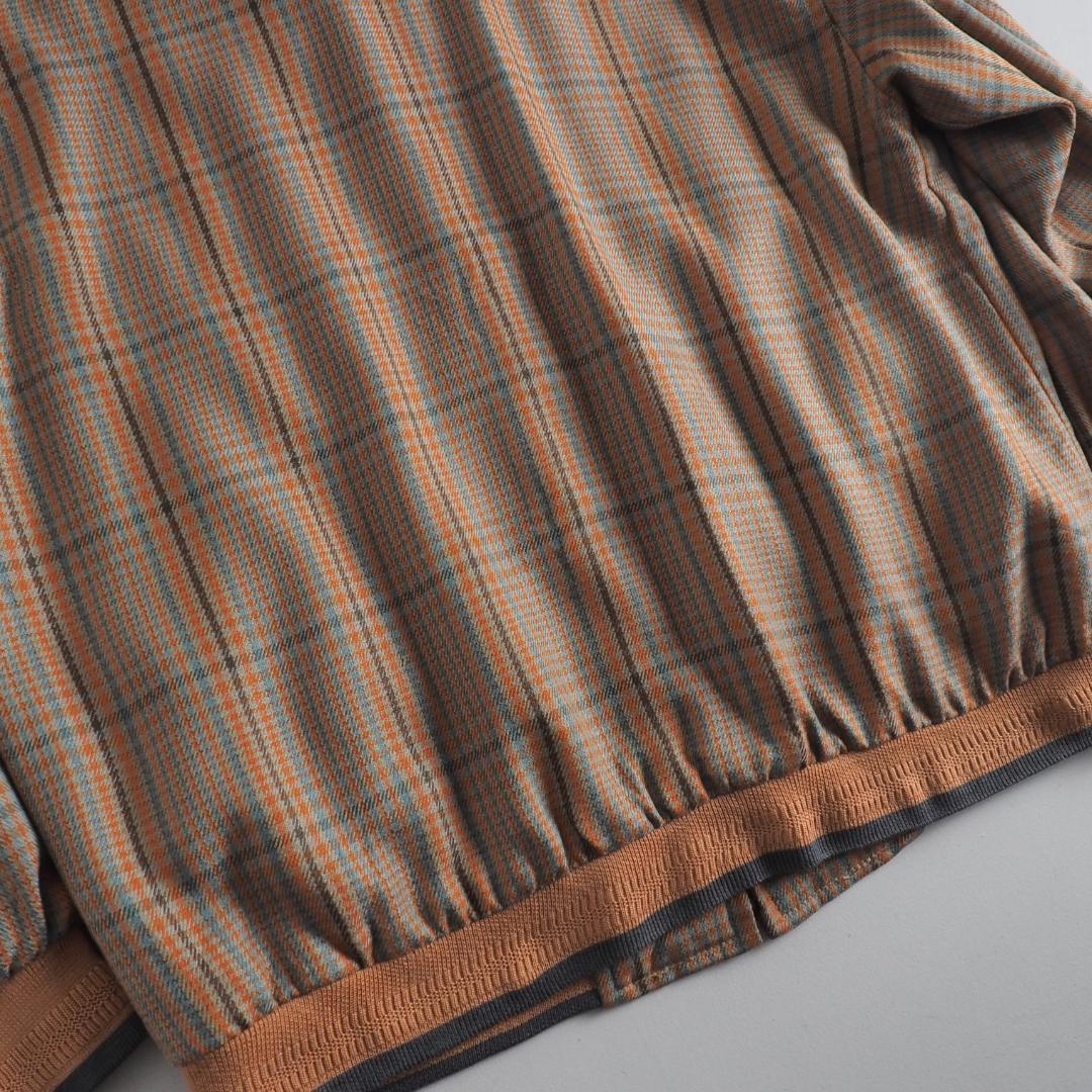 ラコステ　ブルゾン　スイングトップ　チェック柄　ワニ刺繡　美品