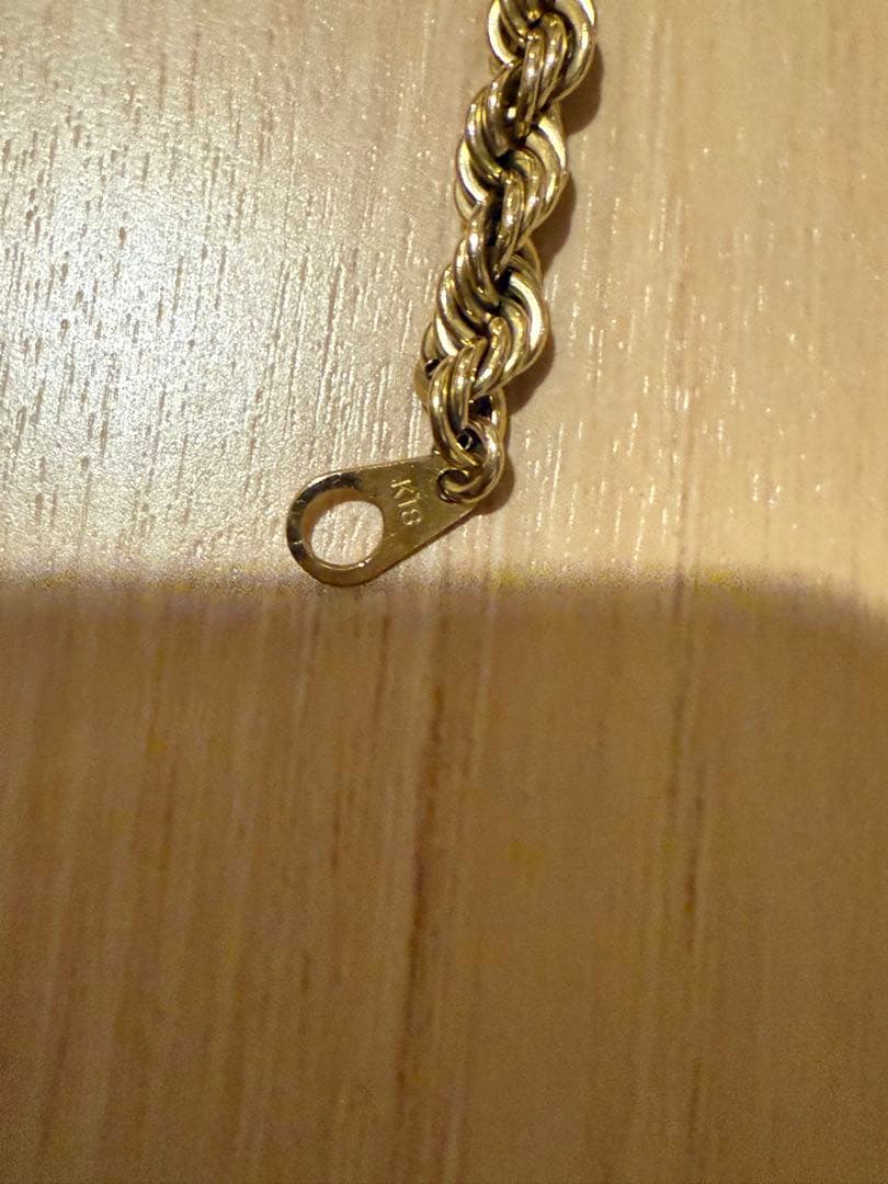 k18刻印ブレスレット