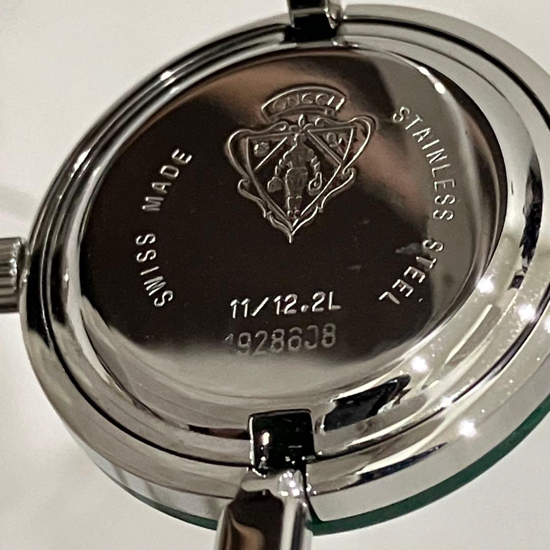美品 GUCCI グッチ チェンジベゼル シルバー レディース 腕時計 稼働品