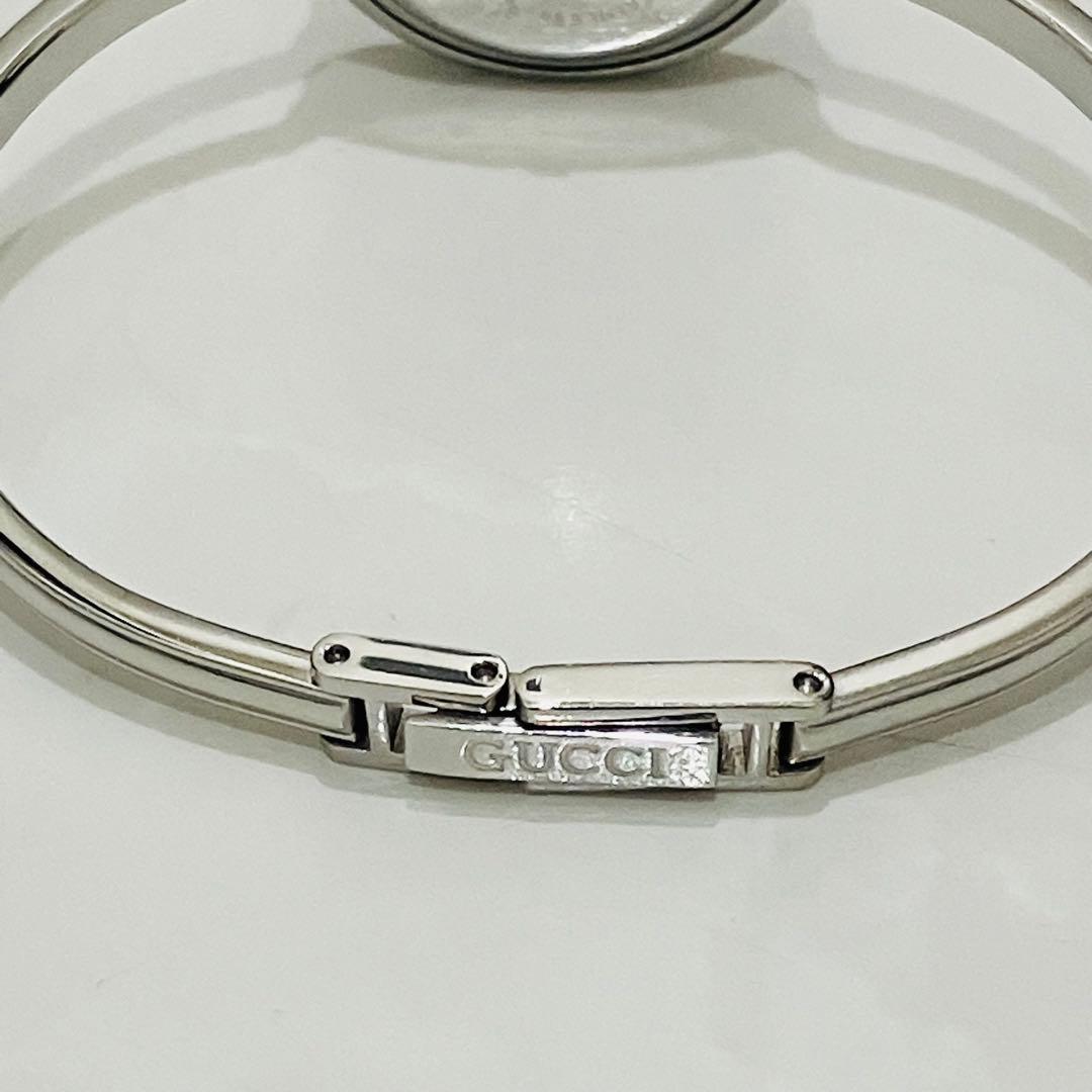 美品 GUCCI グッチ チェンジベゼル シルバー レディース 腕時計 稼働品