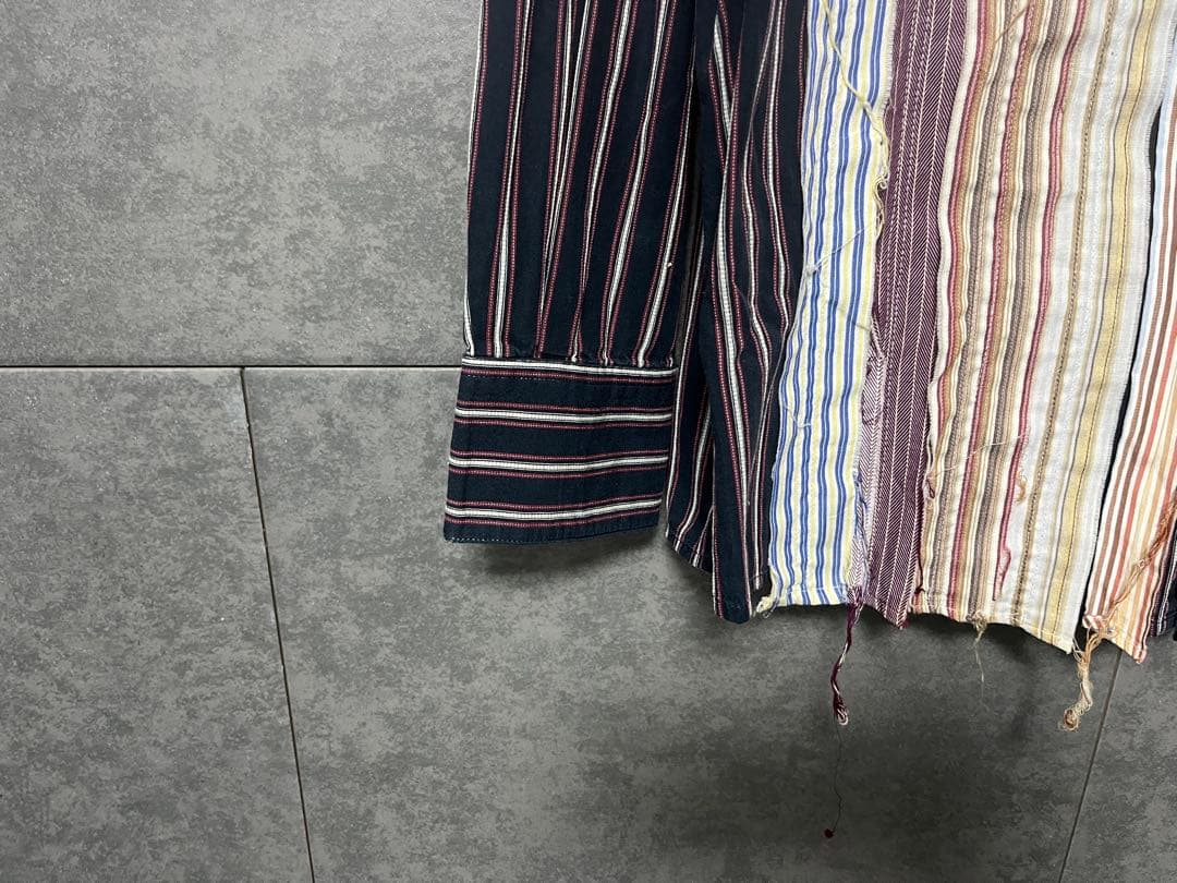 Rebuild by Needlesストライプシャツ