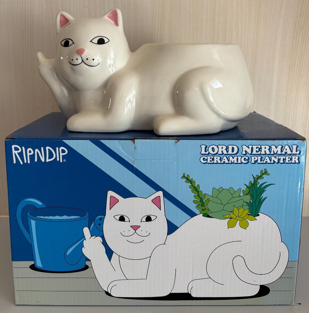 花瓶・フラワースタンド RIPNDIP Lord Nermal Ceramic Planter