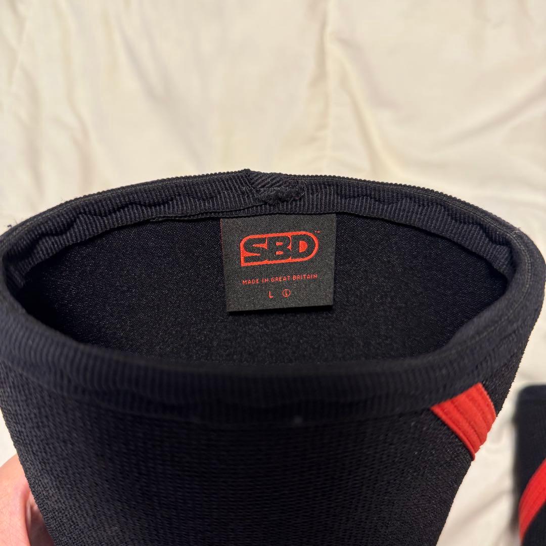 極美品★ SBD パワーリフティング ニースリーブ Lサイズ