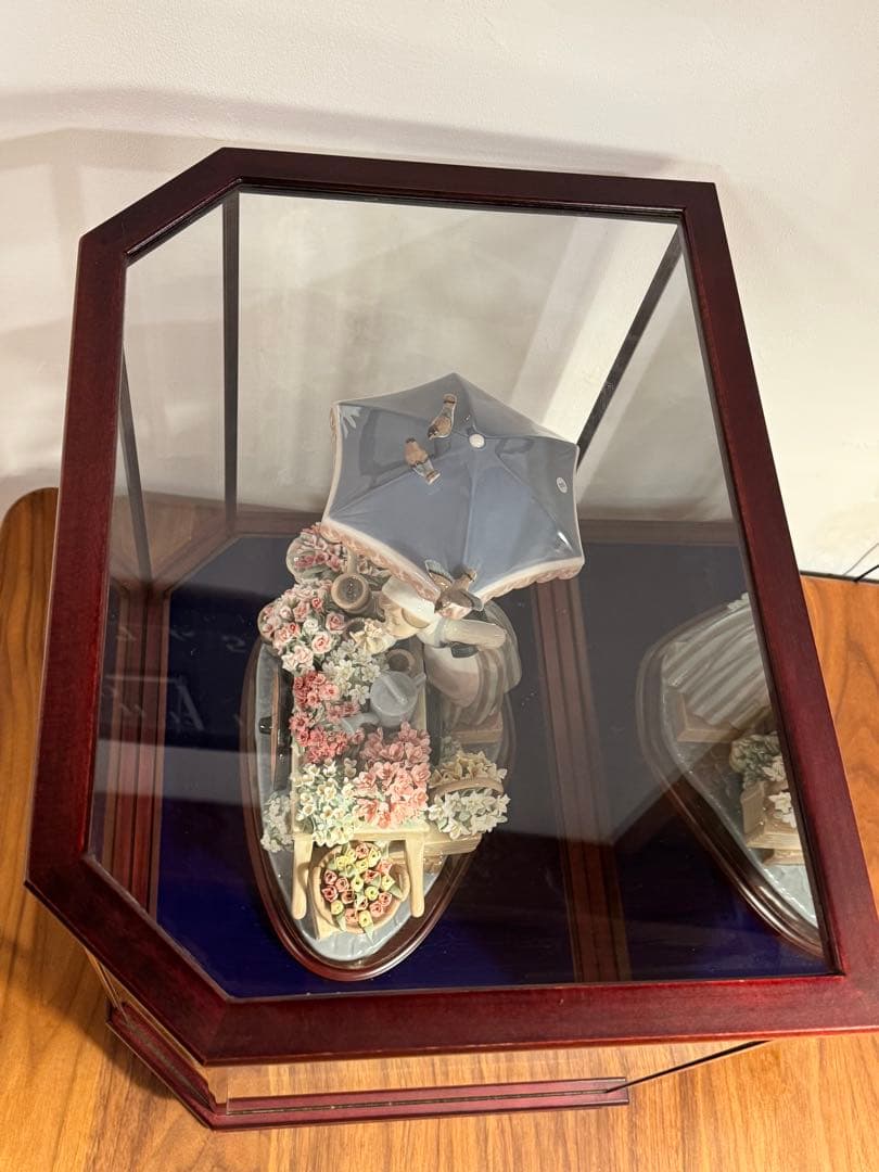 【66万円　新品同様】リヤドロ　LLADRO 公園通りの花屋さん　台座、ケース付