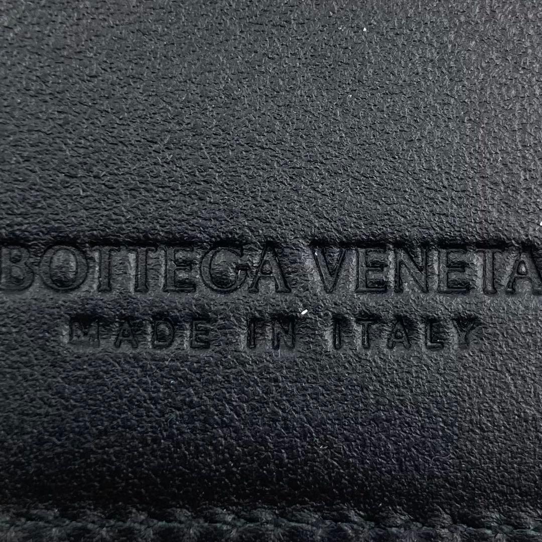 新品未使用BOTTEGA VENETA カセット イントレチャート 長財布 黒