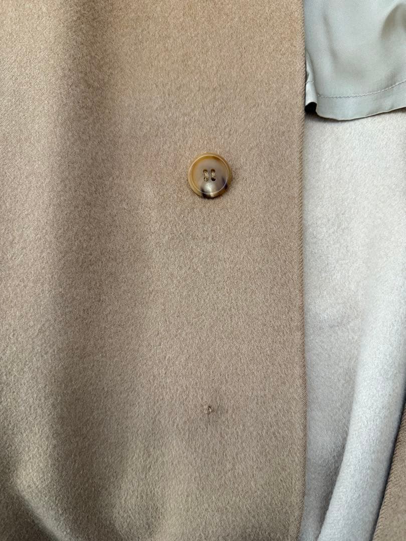 【訳あり・格安】GIVENCHY ジバンシィ キャメル ステンカラーコート 46