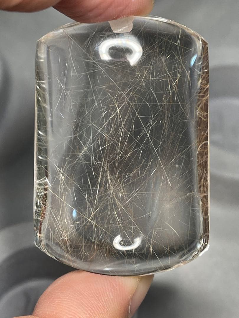 高品質　高透明^_^ ルチル　水晶　原石 トップ