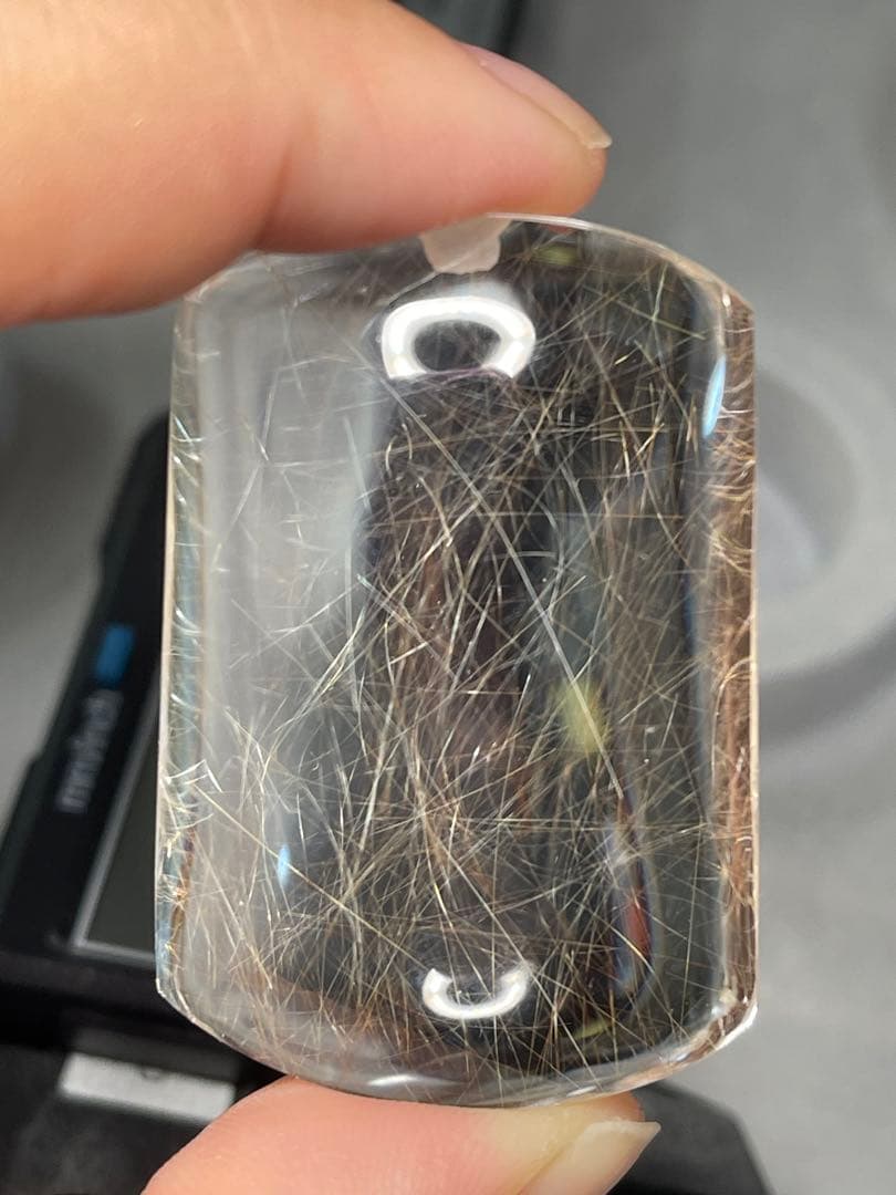 高品質　高透明^_^ ルチル　水晶　原石 トップ