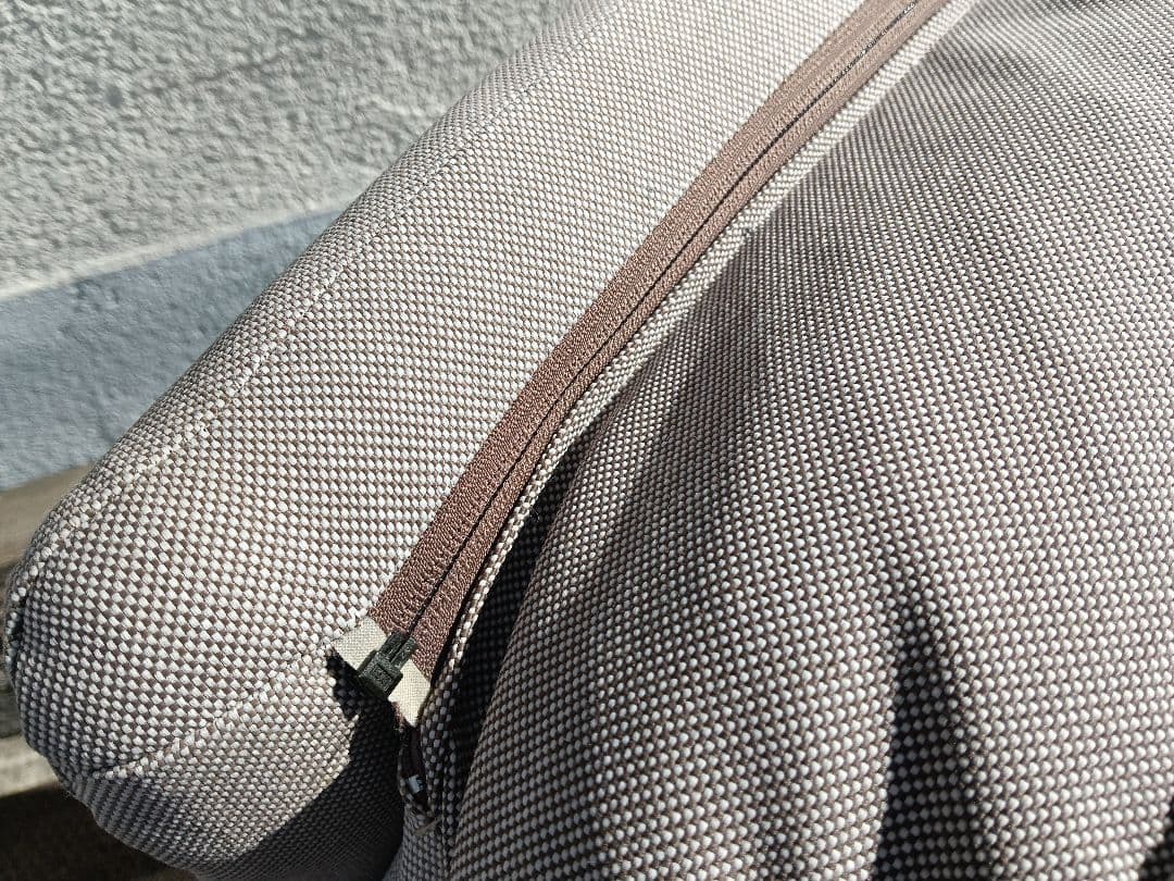 超美品 無印良品 ハイバック リクライニングソファ 無垢材 1P ①