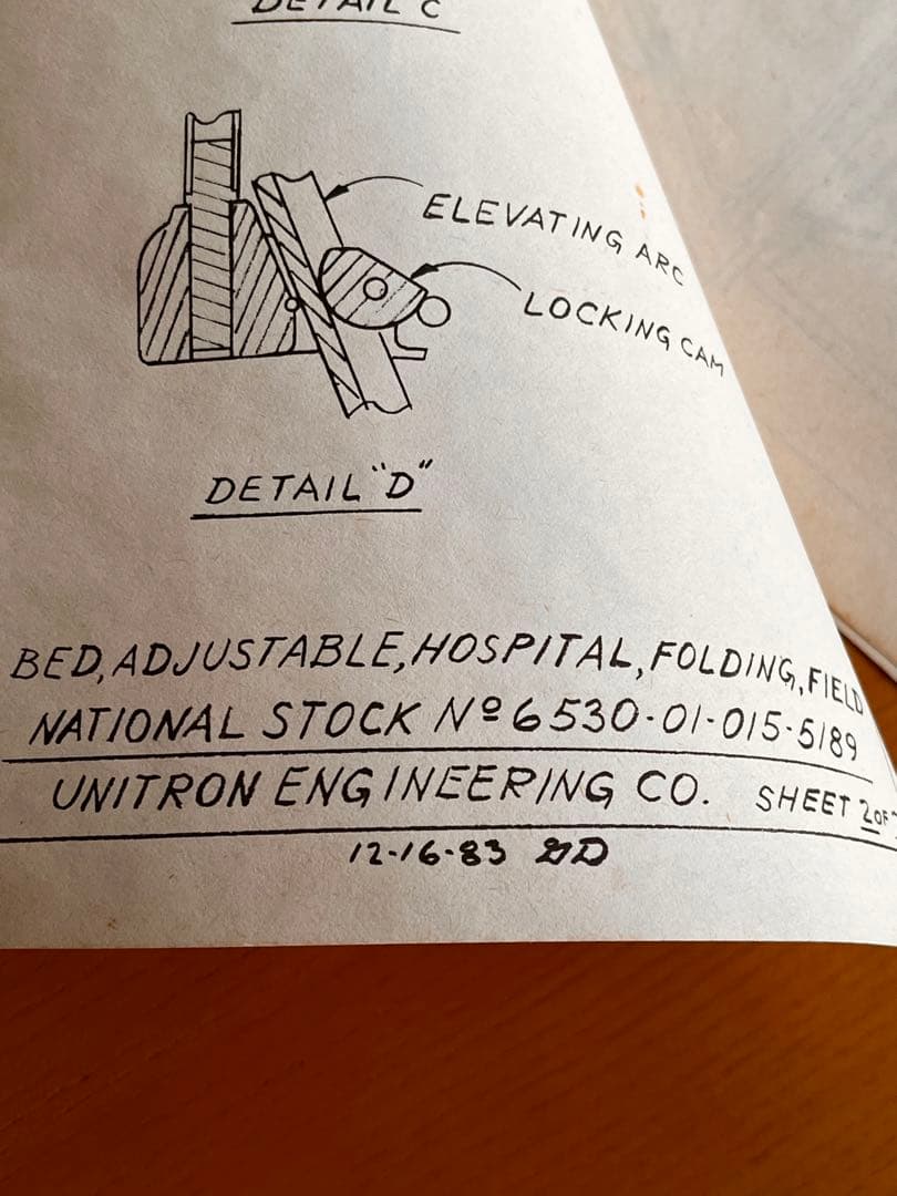 もう売ります　入手困難　ヴィンテージ80sミリタリーベッドUSED　送料込み