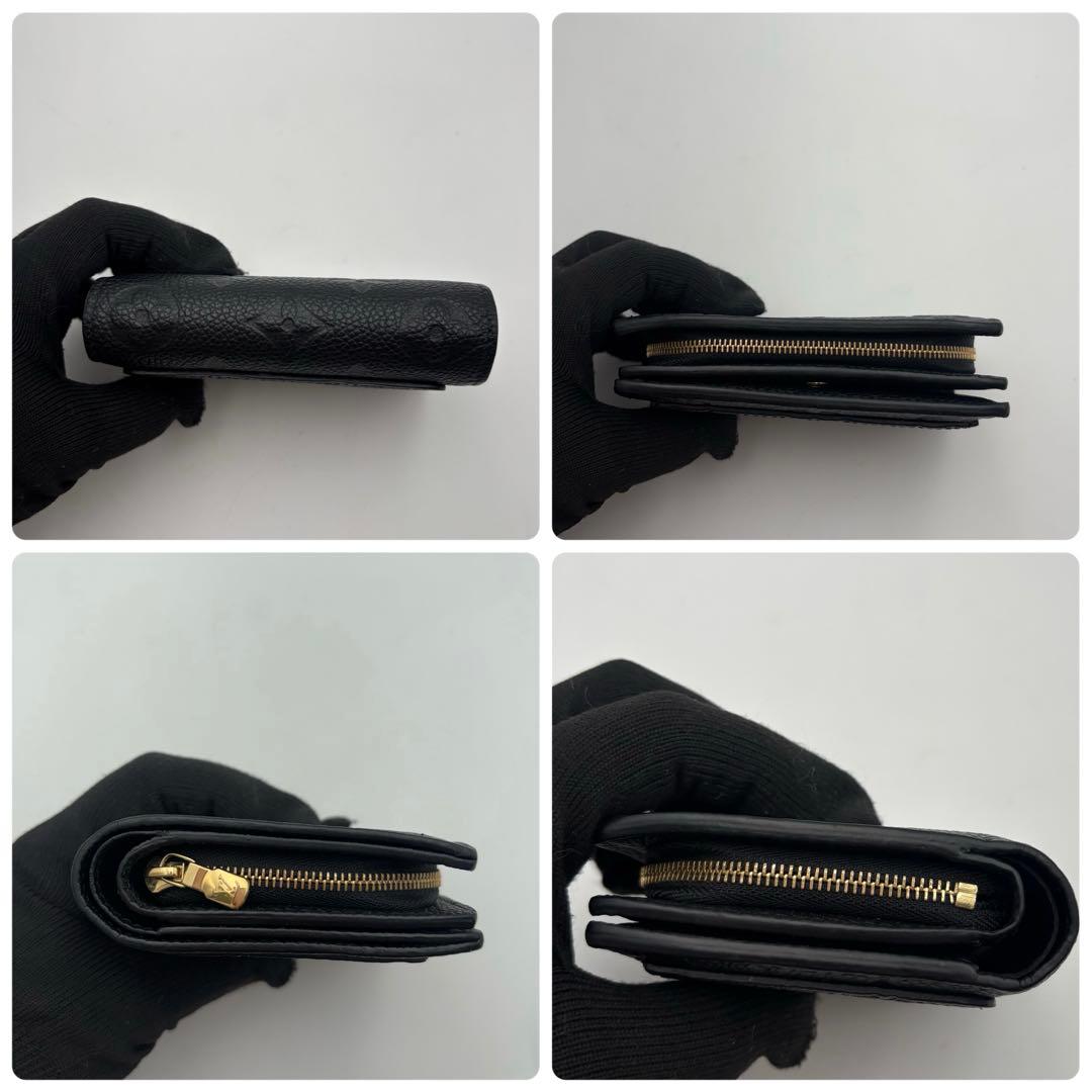 IC搭載　極美品　ヴィトン　ポルトフォイユ　クレア　アンプラント　ブラック