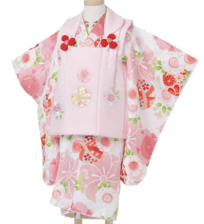 七五三　3歳　着物　フルセット