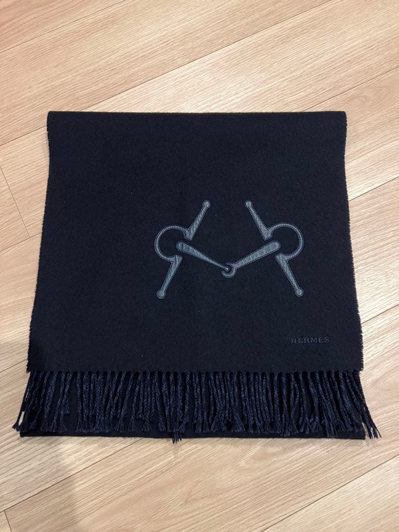 HERMES カシミヤ マフラー