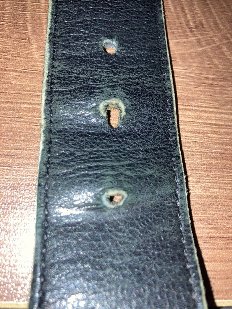 値下げ　ブルガリ　ベルト　黒　中古　希少　BVLGARI レア