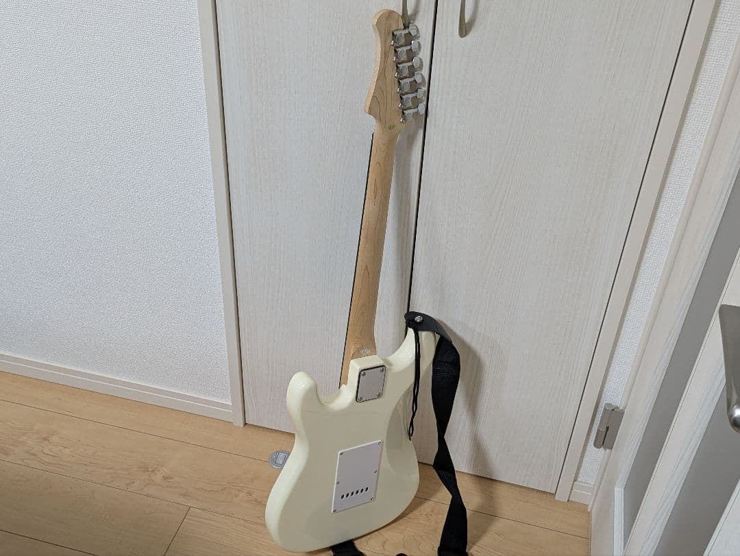 Photogenic エレキギター ホワイト ジャック線+ソフトケース付