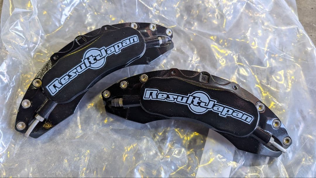 ResultJapan ブラックブレーキキャリパーカバー　S660用フロント
