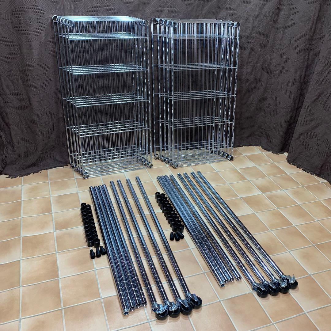 【未使用に近い】【極美品】メタルラック 約1800×900×450mm 5段