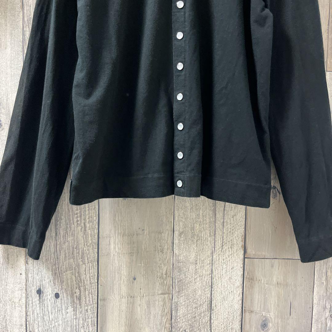 て　Agnès b. アニエス　ペース　薄手カーディガン サイズ2 黒