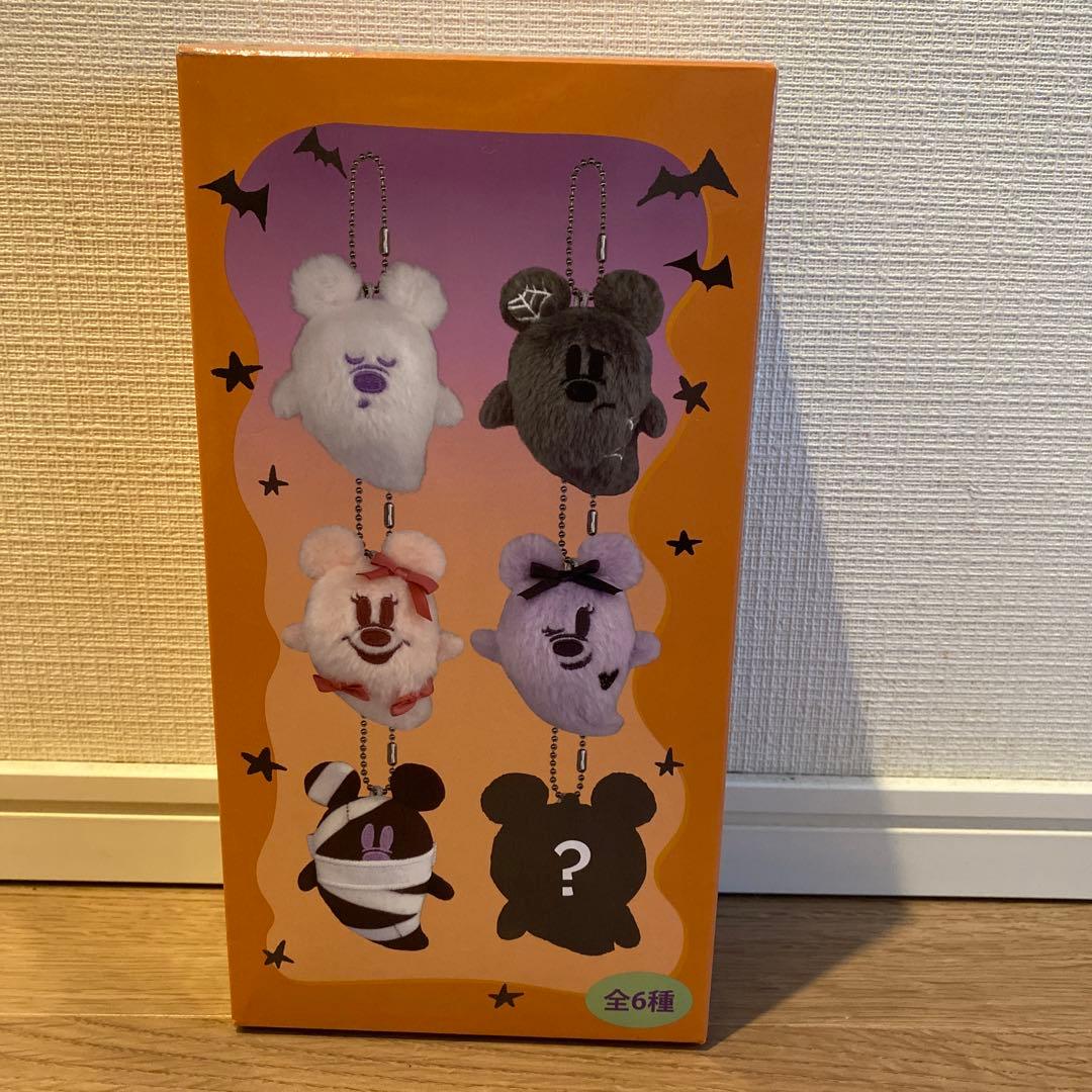 ディズニーハロウィン　ぬいぐるみチャームセット　ミッキーミニーオバケ　未開封